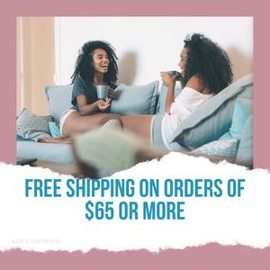 Free Shipping on orders of $65 or More